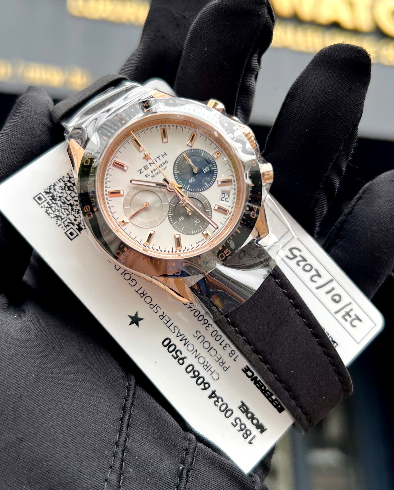 [Sold] [BrandNew fullset 1/2025] Zenith Chronomaster Sport 41 mm 18.3100.3600/69.C920 18K Rose Gold new model mới ra mắt từ 2022