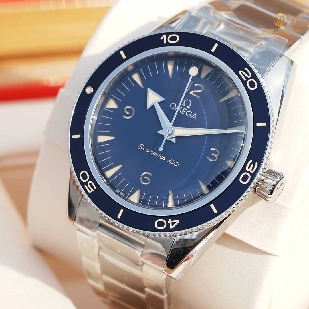 Omega SeaMaster Heritage 300 Co‑Axial Master Chronometer 41 MM 234.30.41.21.03.001 New model 2021, cổ điển sang trọng