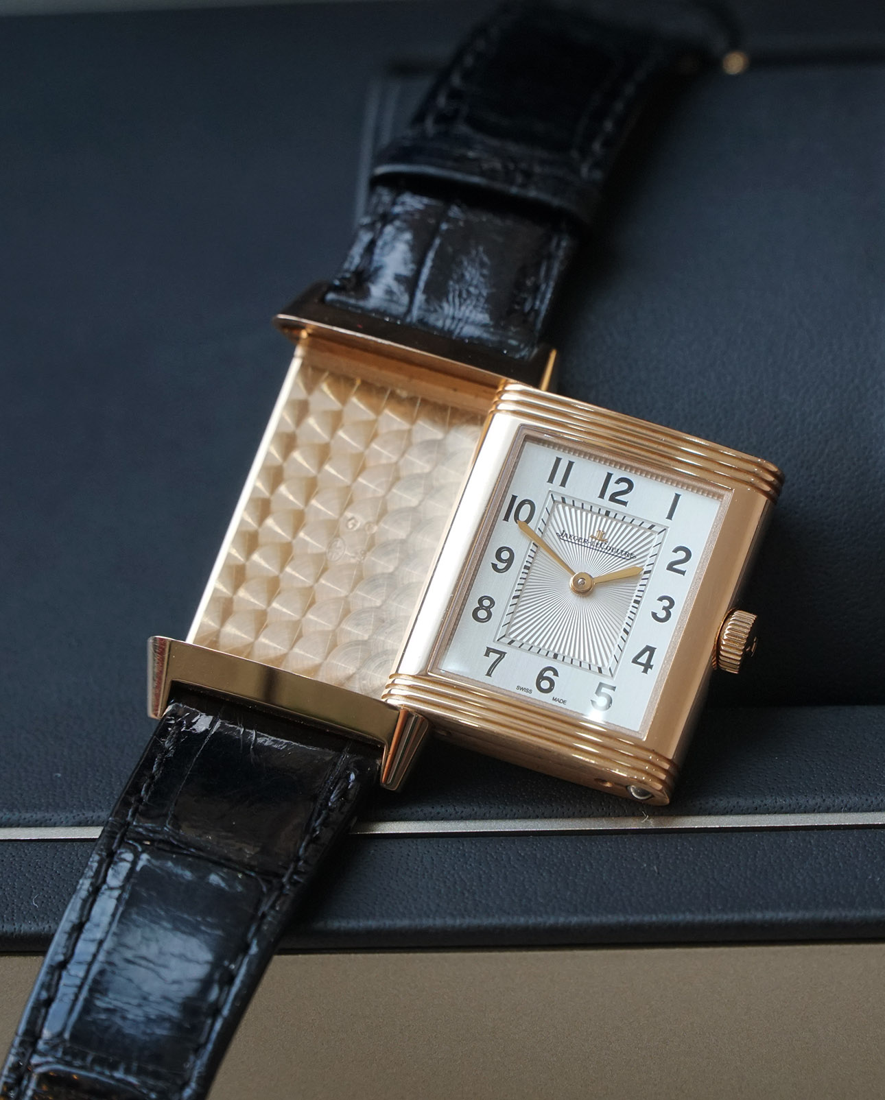 [Sold] [Used fullset 7.2021] Jaeger Reverso Classic Monoface Q2542540 – 18K Rose Gold 02 mặt lật