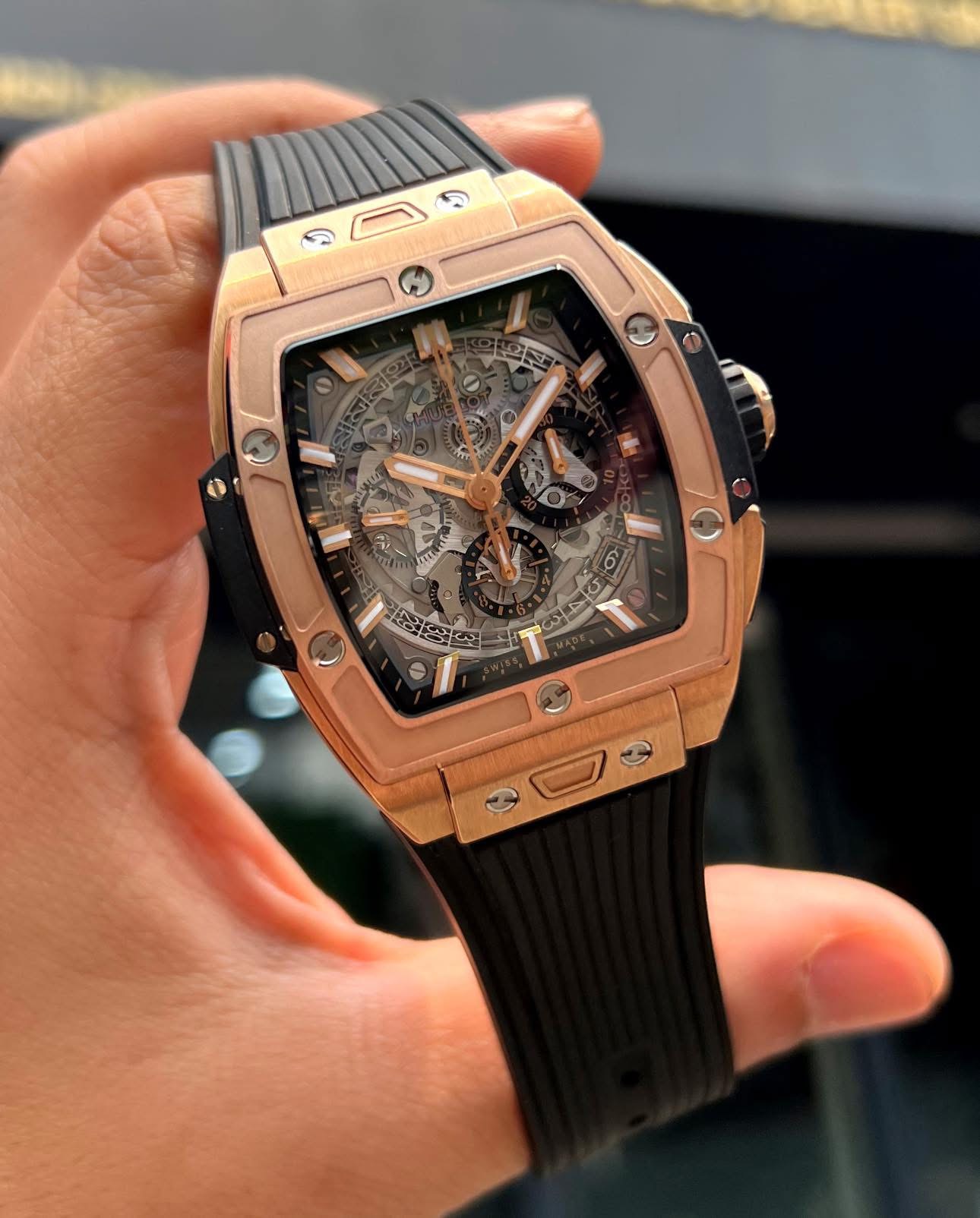 Used fullset 8/2023 Hublot Spirit of Big Bang King Gold 641.OX.0183.RX