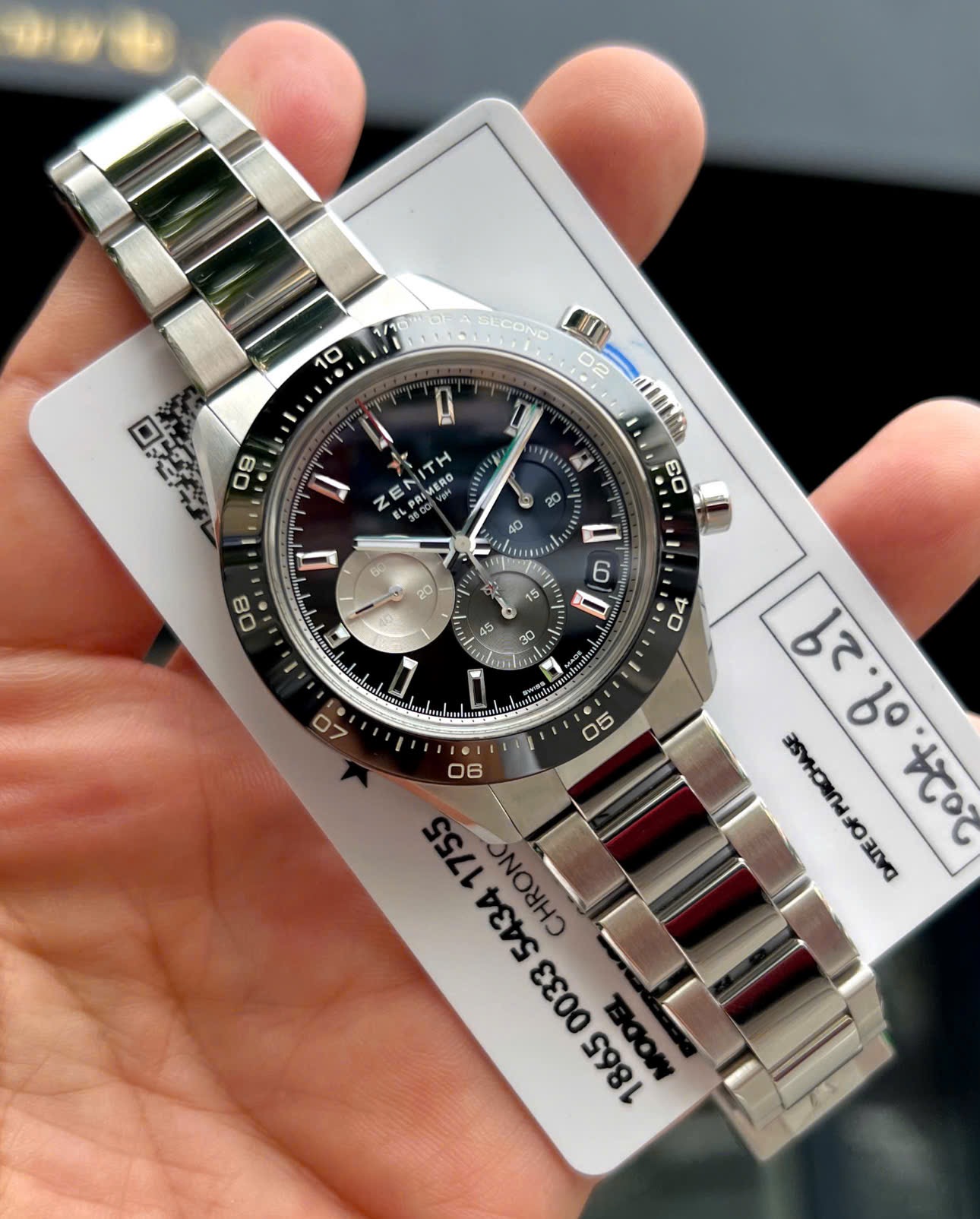 [sold][Used fullset 9/2024 xuất sắc] Zenith Chonomaster Sport 41 mm 03.3100.3600/21.M3100