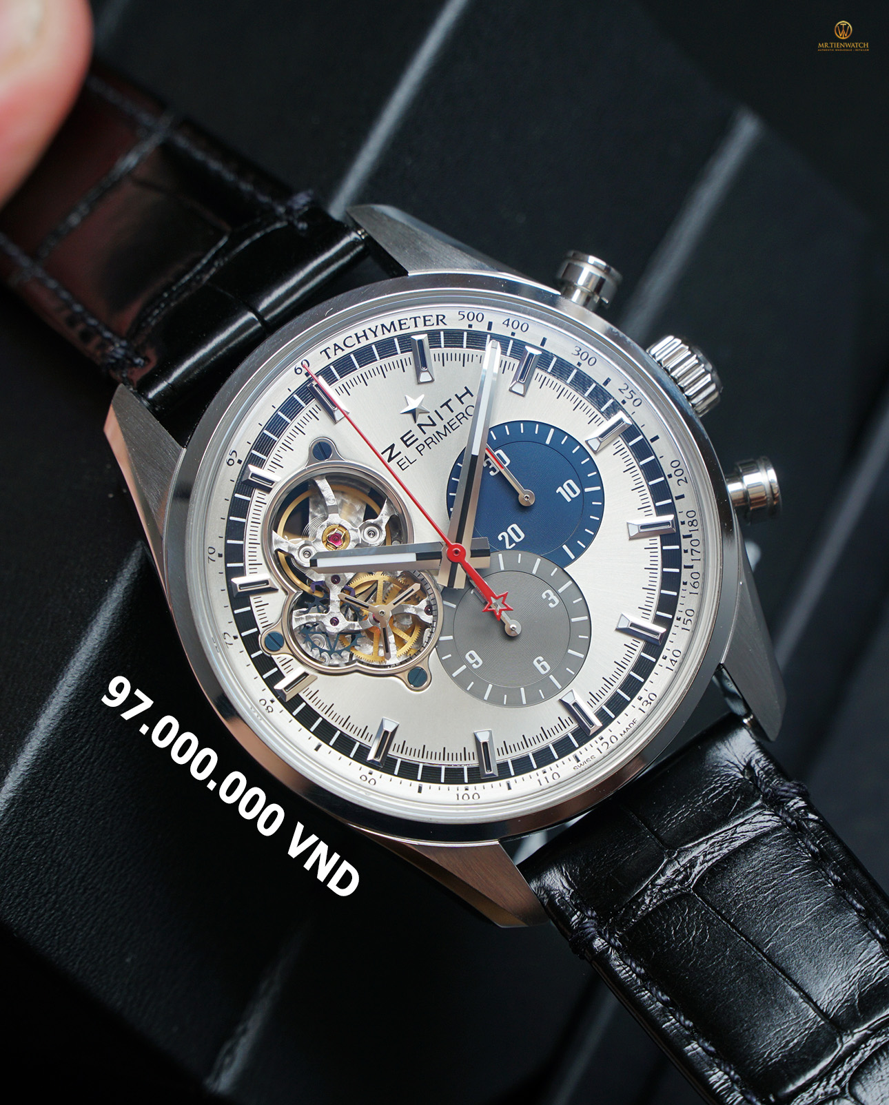 [Đã bán, có thể tìm Deal Order] [Used only watch]  Zenith Chronomaster El Primero Open 03.2040.4061/69.C496 size 42 mm